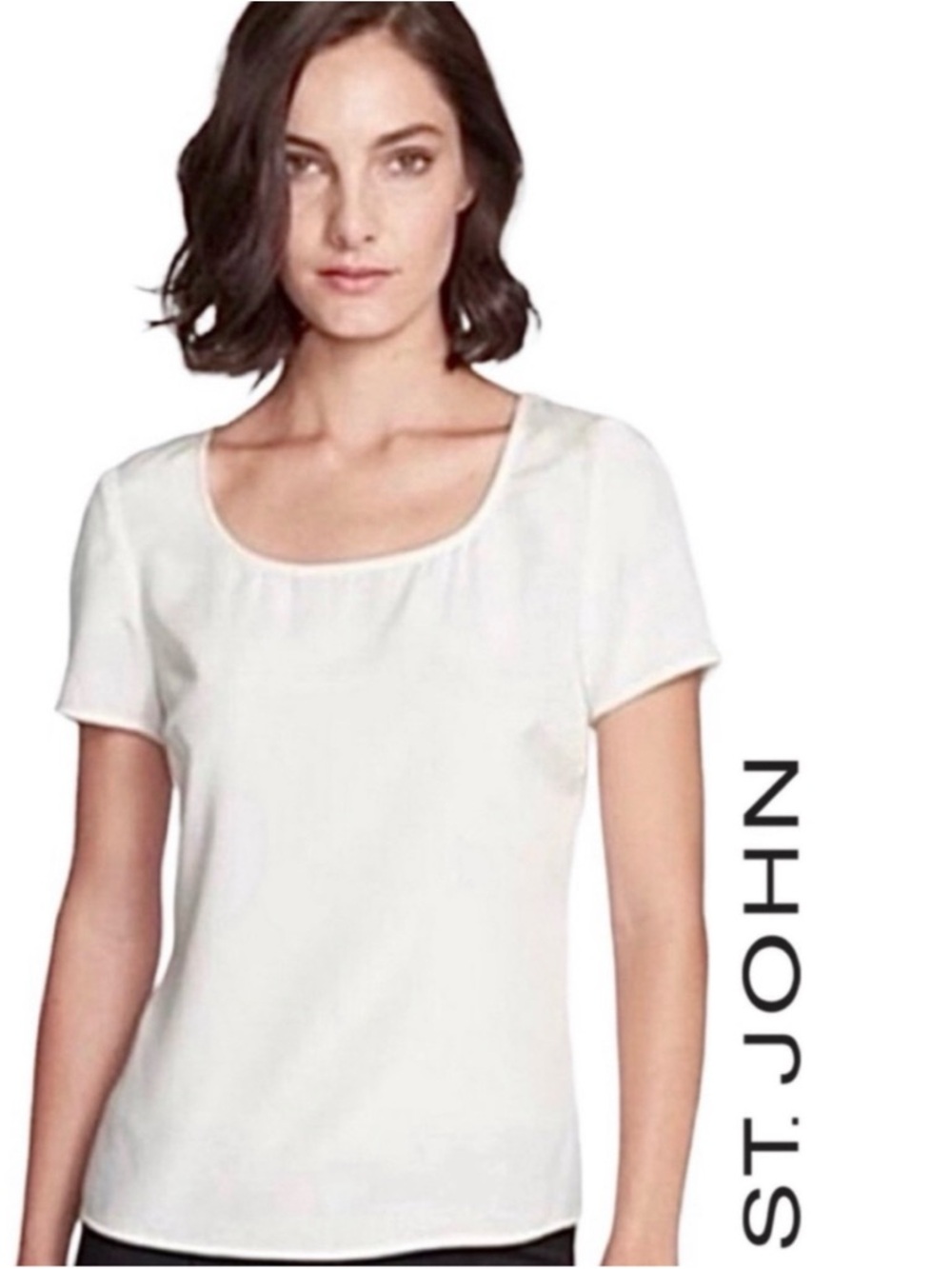 St. John Short Sleeve Top